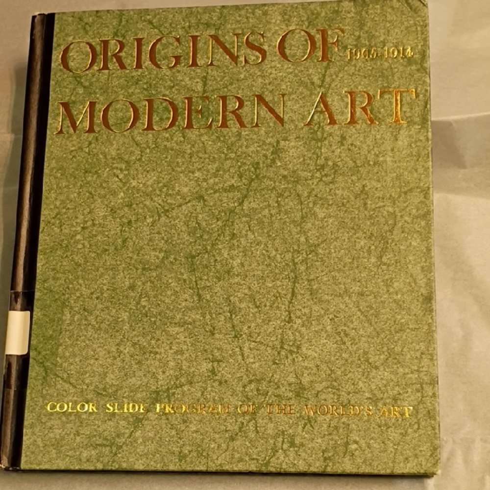 Vintage Green Origins of Modern Art Book
